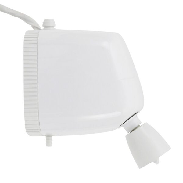 Chuveiro Elétrico Multitemperatura 220V 7800w Branco Redondo com Pressurizador Jet Turbo Lorenzetti - Imagem 2