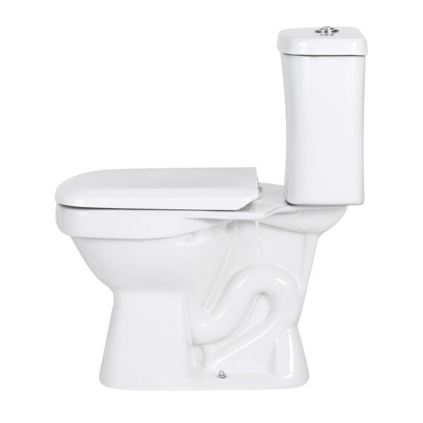 Kit Vaso Sanitário com Caixa Acoplada e Assento Branco Duplo Acionamento 3/6L Saída Vertical Lirio Fiori - Imagem 3