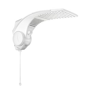 Chuveiro Elétrico 220V 7500W Duo Shower Quadra Eletrônica Branco