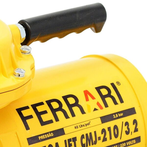 Compressor de Ar Direto Mega Jet Air 1/2HP 3,2 Pés com Kit de Pintura 110/220V Ferrari - Imagem 3