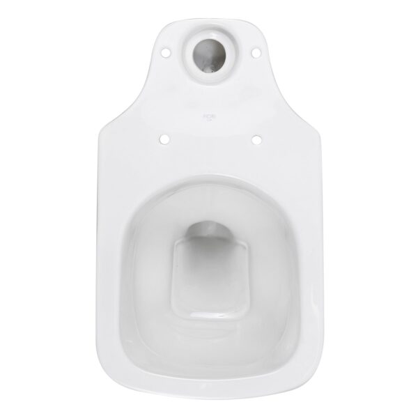 Kit Vaso Sanitário com Caixa Acoplada e Assento Branco Duplo Acionamento 3/6L Saída Vertical Lirio Fiori - Imagem 4