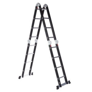 Escada De Aluminio Multifuncion 4×4 16 Degraus Black Edition